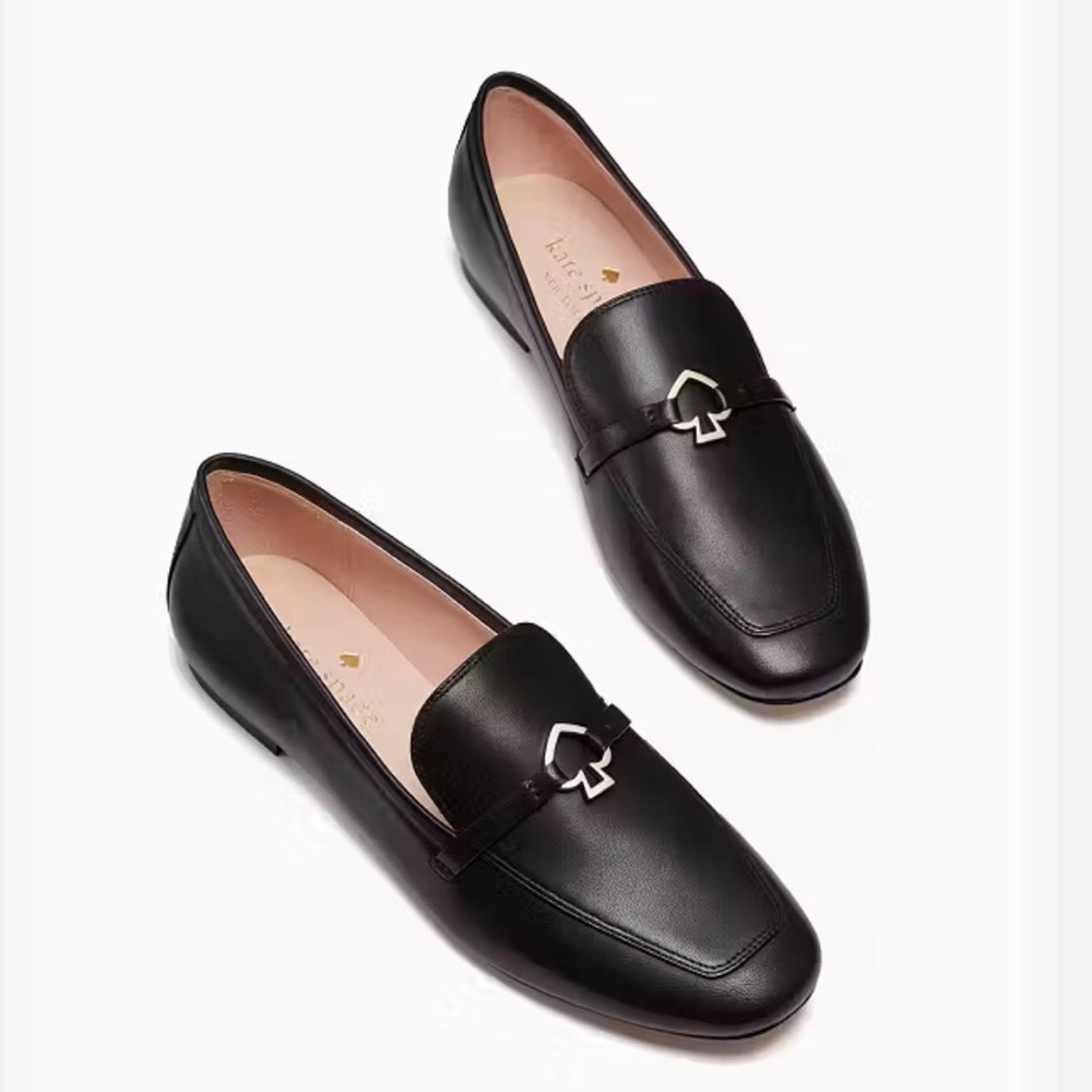 Kate Spade Cape Cod Black Leather Loafer